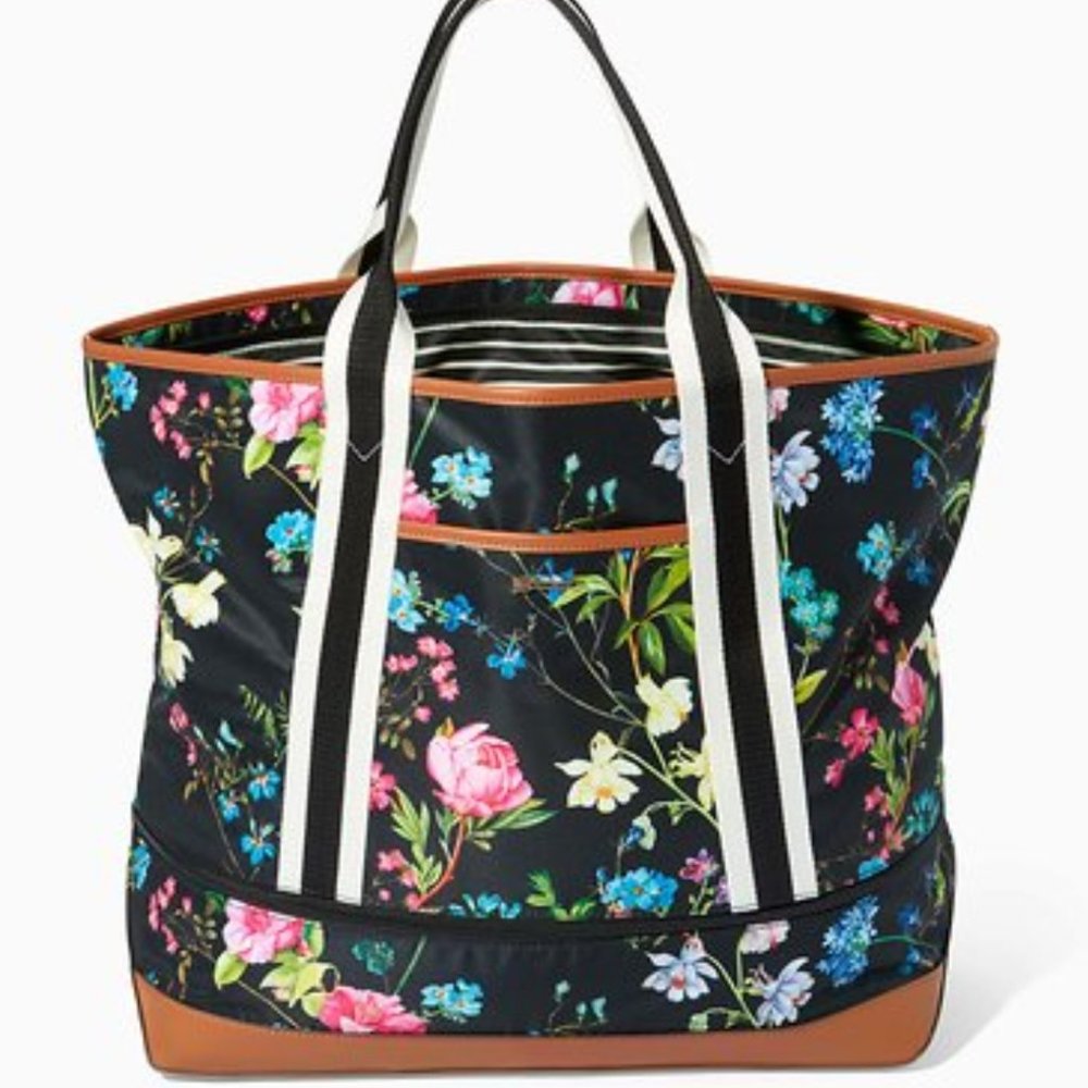 Getaway Travel Bag - Black Floral